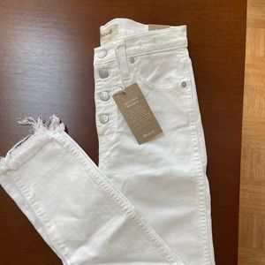 Madewell high rise skinny crop size 25